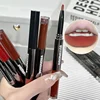 Double Head Lipliner Lip Brush Lipstick Two In One Outline The Lip Shape Plump Lips Velvet Texture Korean Cosmetics Moisturizing 3