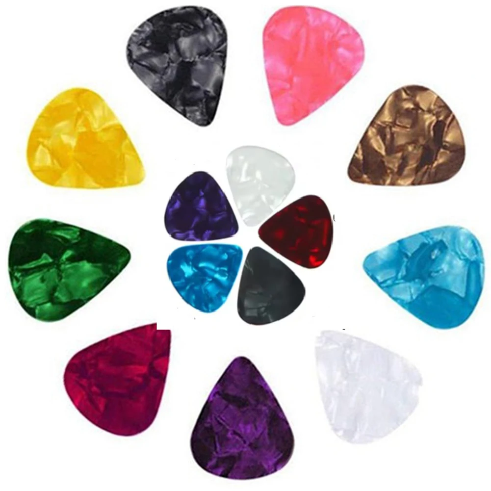 15 Pcs Electric Guitar Picks with Guitar Pick Holder Pick Plectrums Bass Acoustic Electric Accessories