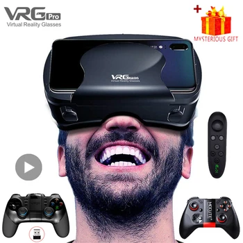 VRG Pro Occhiali VR Dispositivi per cuffie per realtà virtuale Viar Occhiali per casco 3D Lenti Smart per smartphone Gioco per cellulare Set mobile