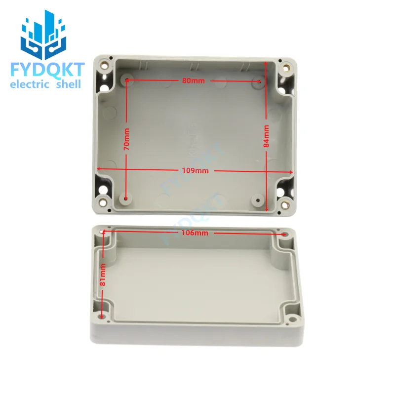 Electronic Enclosure Case 1pcs 115x90x55mm Waterproof Plastic Shell Security power supply case Electronic instrument box Outdoor wiring