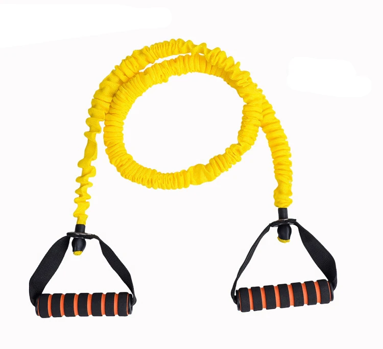 Multifunktions-Fitness-Spannseil, 5-Röhren, elastisch, Yoga-Pedalzieher, Widerstandsband, Spannseil zum Dehnen des Bauchtraining – Detail 7