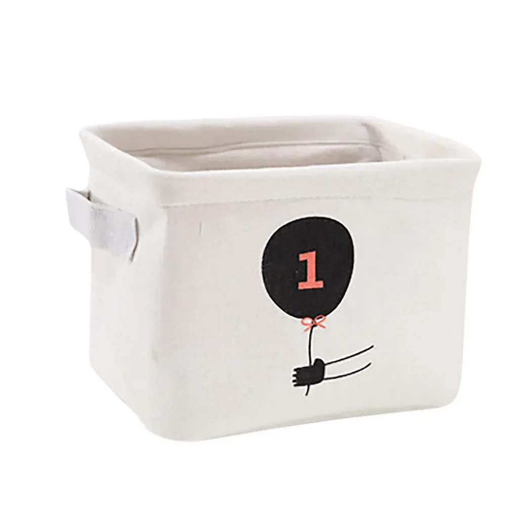 Shelf Organizador Cube Folding Storage Basket for Kids Toys Organizer Waterproof Storage Boxes Bins with Handles Home Office