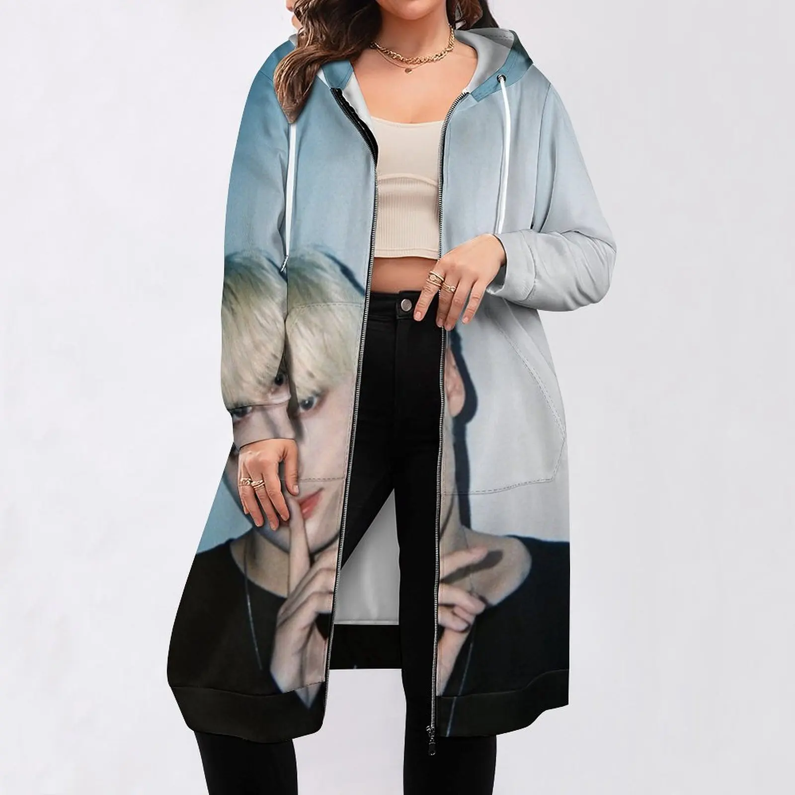 Txt Hueningkai Hooded Sweatshirt Men And Women Print