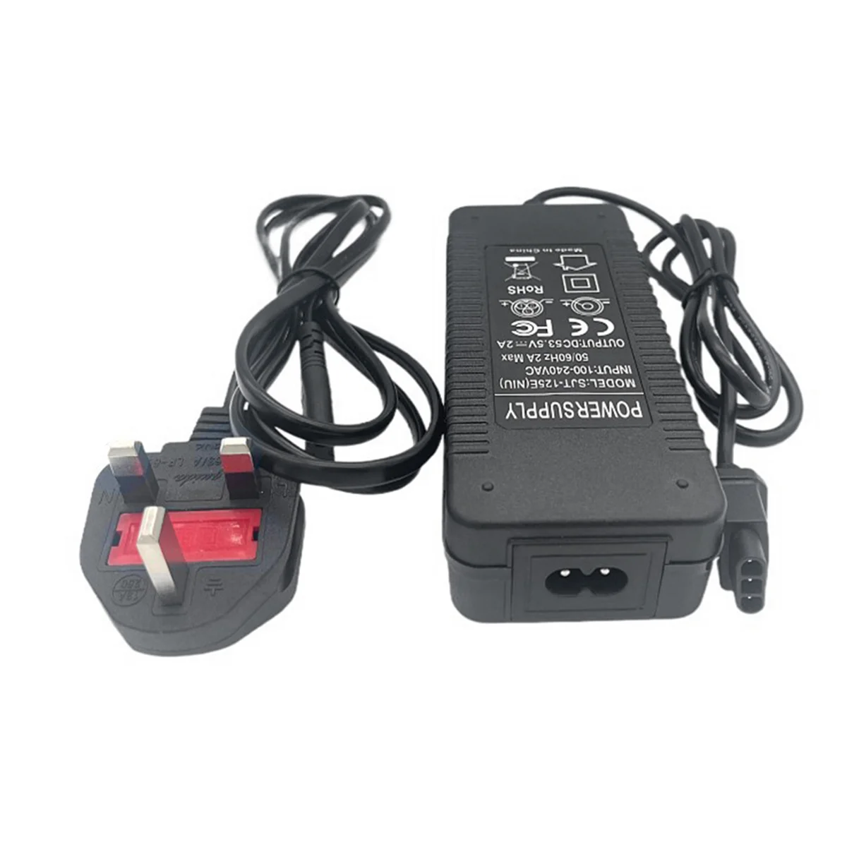 Adattatore Di Alimentazione Per Scooter Elettrico Per Caricabatterie Per Scooter Niu Kqi 2/ Kqi 3 53.5V 2A Caricabatteria Al Litio Spina Uk