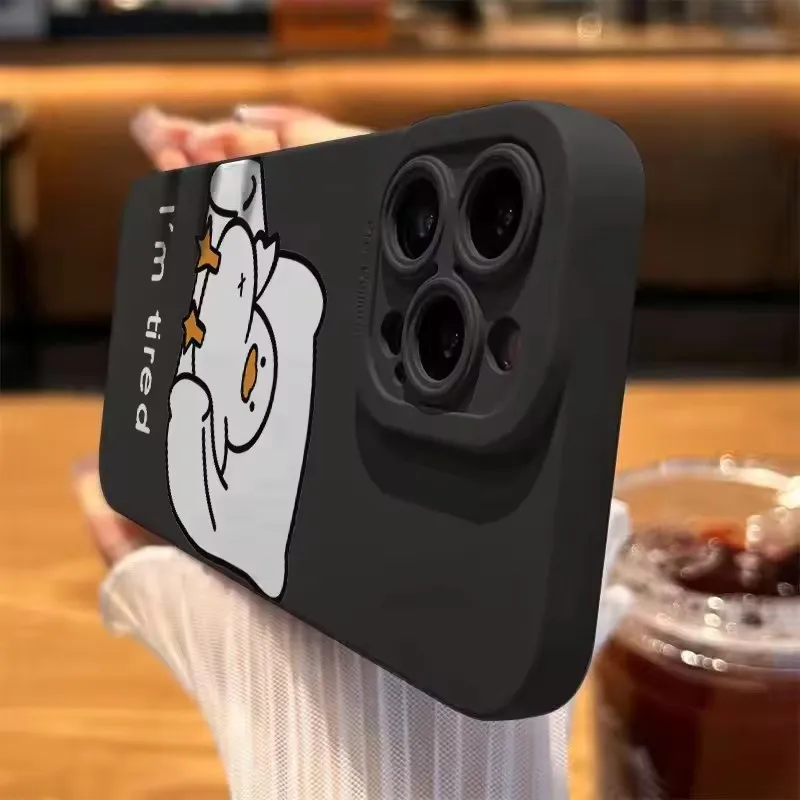 Cartoon Duck Pattern Phone Case Cover