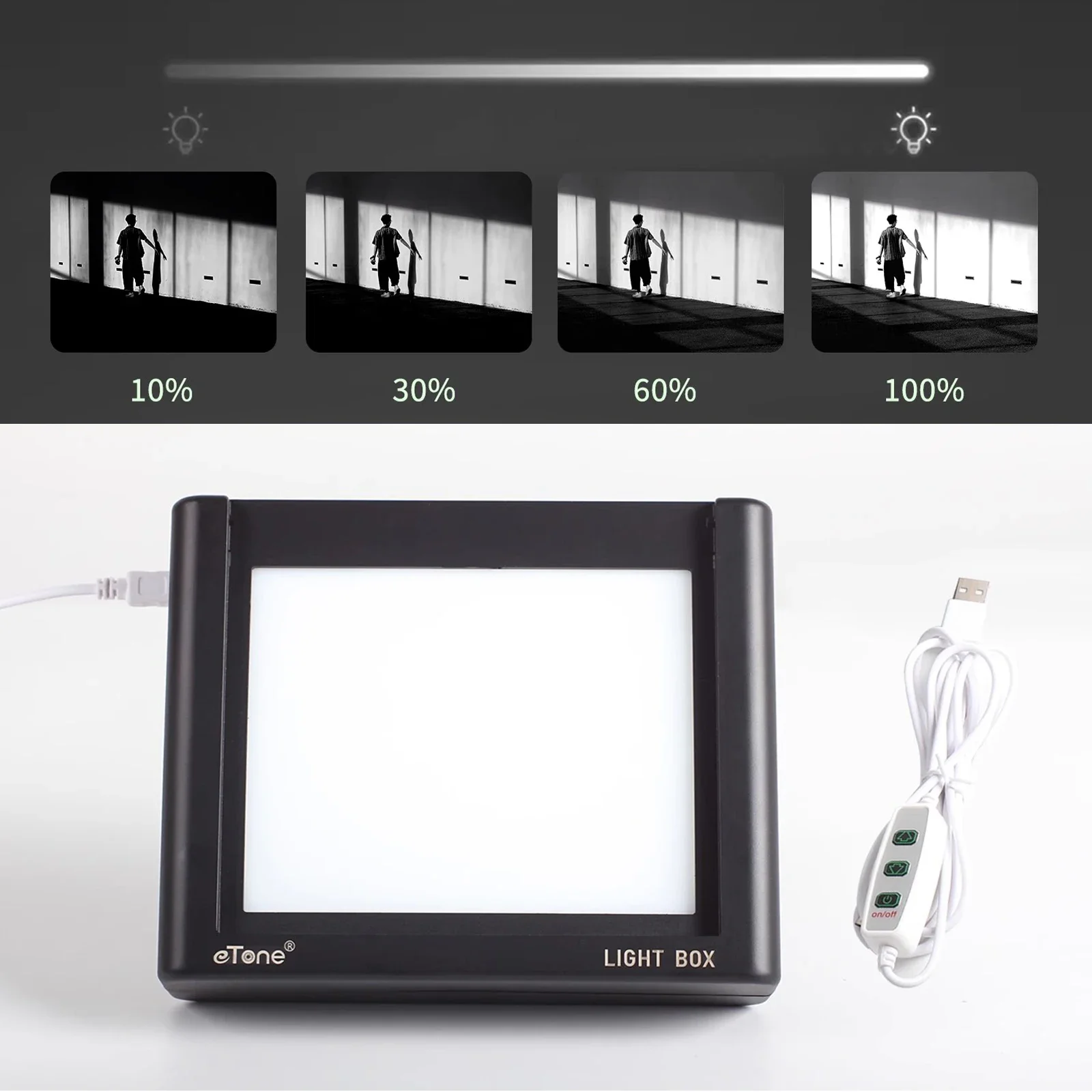 135 Film Scanner Light Box 120 4X5 Slide Negative Viewer Convert Film to Digital reproducer