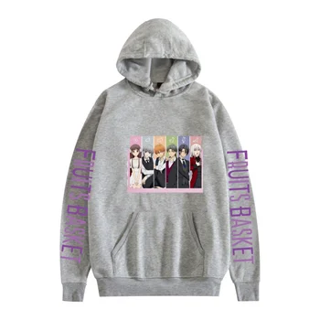 2025Fashion العصرية أنيمي طباعة هوديي عارضة فضفاض للجنسين البلوز 6