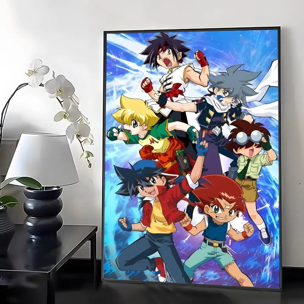 Vibrant Anime Beyblade Poster - Wall Art