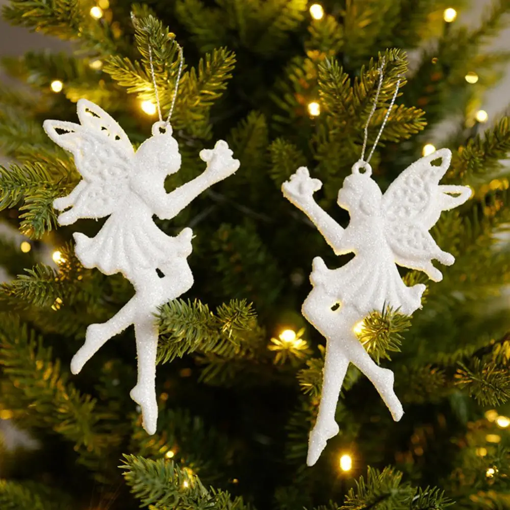 Ballet Girl Snowflake Pendant Christmas Mini Dolls Christmas Tree Ornament Xmas Decoration Home Doll New Year Gifts 21styles