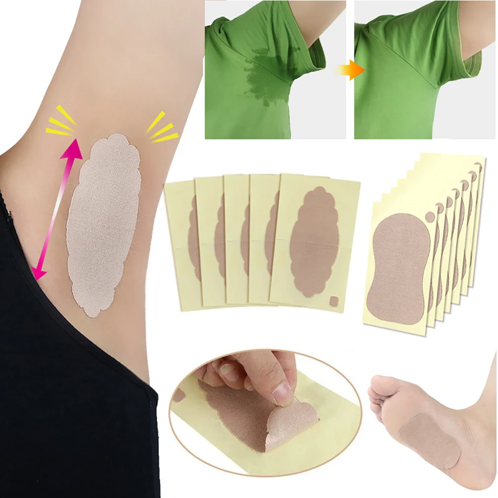 

4pcs Disposable Waterproof Invisible Antiperspirant Underarm Pad Sweat-absorbent Stickers Sweat Pad Armpit Care