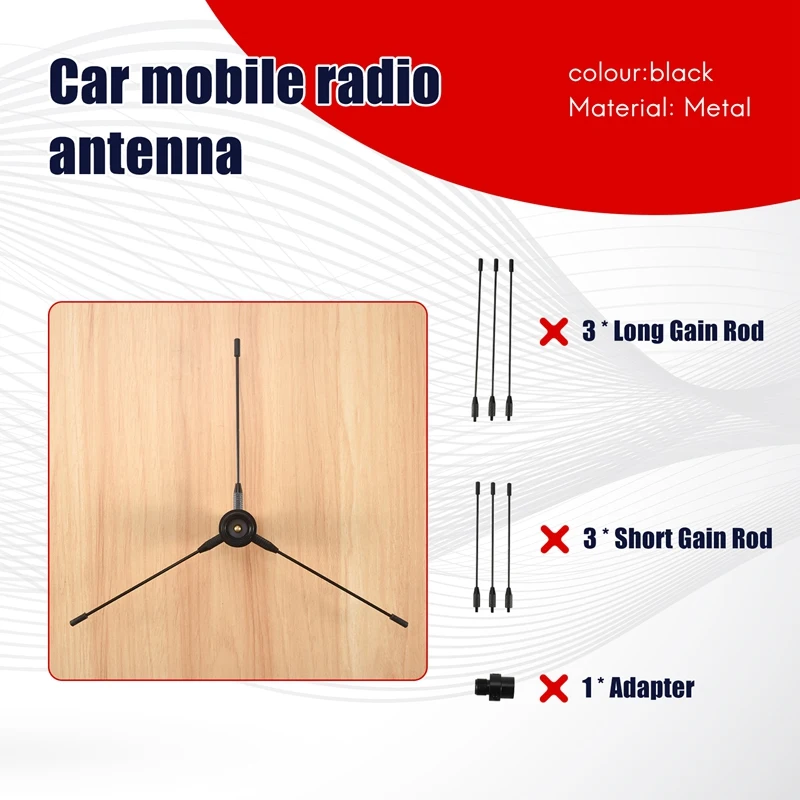 Ground Grid Antenna Mobile Radio Enhanced Omnidirectional Antenna for Nagoya RE-02
