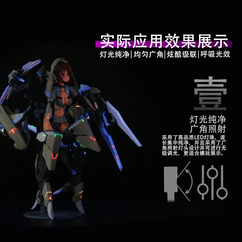 QW-Model FEL-1X Multifunctional Wide Angle Florescent Effect Light LED Lamp for Model Hobby Tools