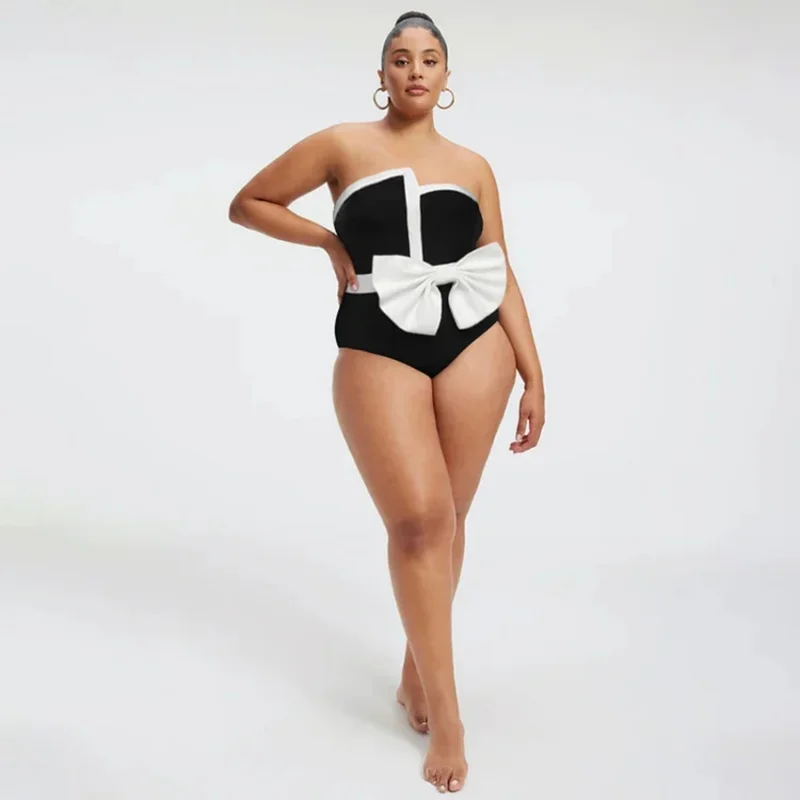 plus Size2024New One-Piece Swimsuit Women's Tight Slimming Hot Spring Swimsuit Suit Chiffon Dress