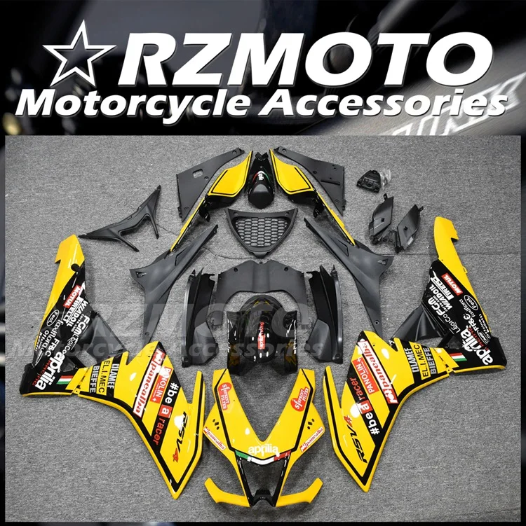 

4Gifts New ABS Fairings Kits For Aprilia RSV4 1000 2009 2010 2011 2012 2013 2014 09 10 11 12 13 14 Bodywork Set Custom Yellow