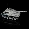HENG LONG 1/16 Snow 7.0 Upgraded Walker Bulldog Painted White RC Tank 3839 W/ 360° Turret Steel Sprocket Wheels Car Toys Boys 2