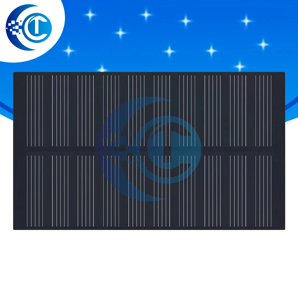Smart Electronics Solarpanel 1W 5V Elektronisches DIY Kleines Solarpanel für Handy-Ladegerät, Heimbeleuchtung, Spielzeug usw. Solarzelle