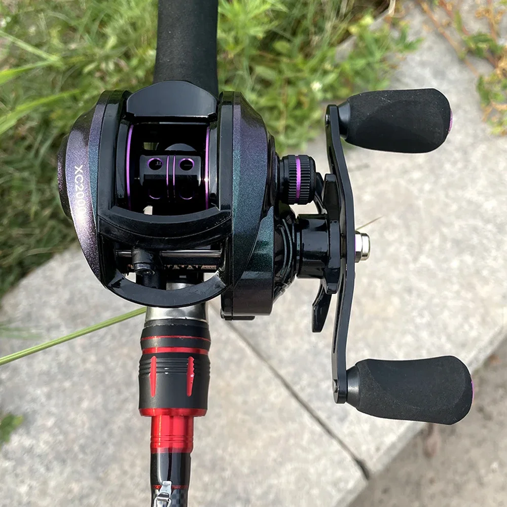 GHOTDA Lure Fishing Reel Long Cast Baitcasting Reel Max Power 8kg Suitable  Lure Weight: 3-25 G Molinete De Pesca Freshwater