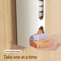 Plastic Bag Storage Closet Wall Hanging Underwear Organizer Garbage Bag Storage Box Kitchen Plastic Bags Kitchen Accessories 6