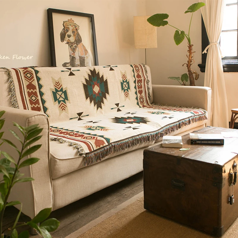 Tapis camping camping en plein air, Couverture de pique-nique inden, Couvertures de lit dedecoratives, Boho, tapis d