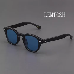 Johnny Depp Lemtosh Polarized Sunglasses Men Sun Glasses Woman Luxury Brand Vintage Acetate Frame Goggles