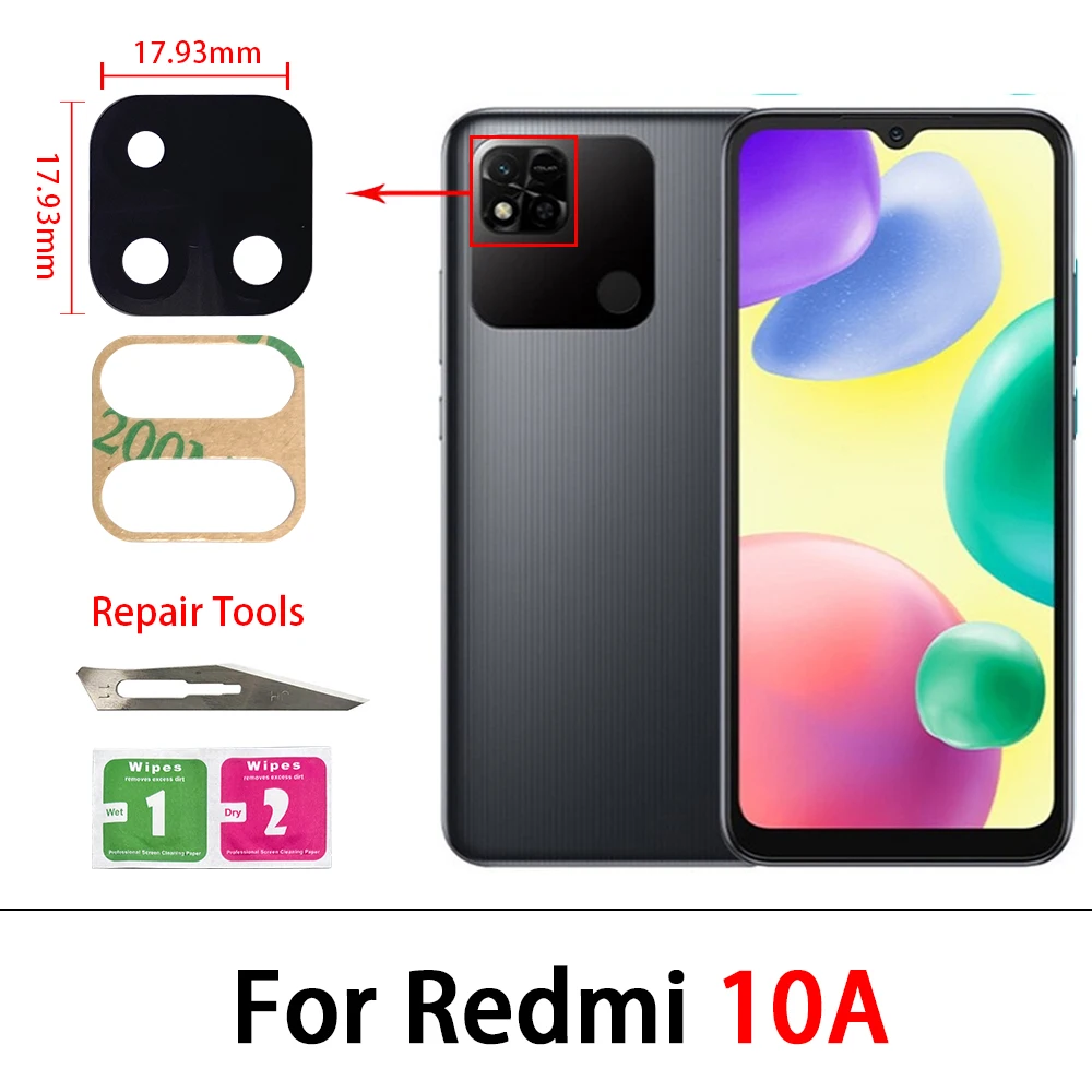 Durable Rear Camera Glass Lens Cover with Adhesive Strip