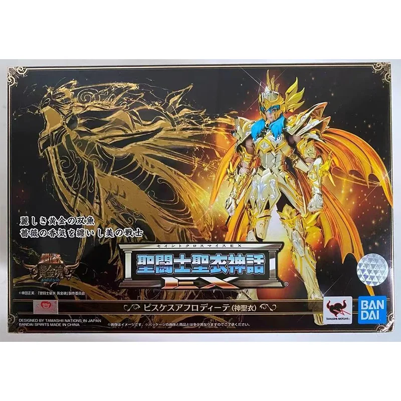 

Original BANDAI Saint Cloth Myth EX Pisces Aphrodite Soul Of Gold In Stock Anime Action Collection Figures Model Toys