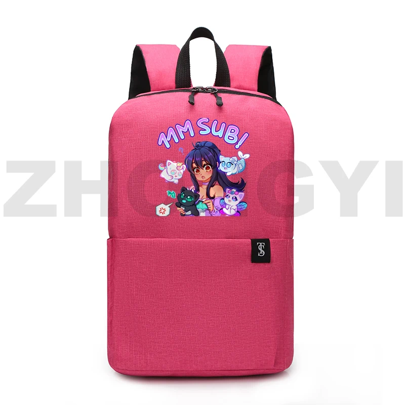 

Classic Kids Girls Cartoon Printing Aphmau Backpack Fashion Simple Executive Backpack Women Lightweight Hiking Trekking Rucksack