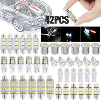 42-Piece LED Car Interior Light Kit 1