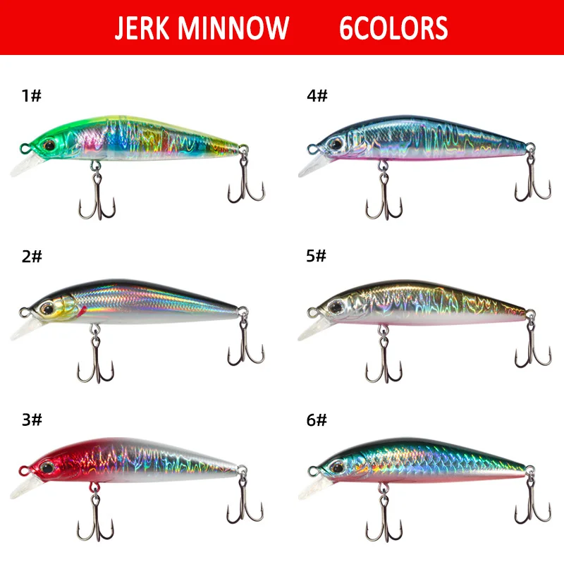 1Pcs Suspending Minnow Fishing Lure 7g 10g Jerkbait Long Cast Artificial Hard Bait Trolling Wobblers For Sea Fishing Bass Pike