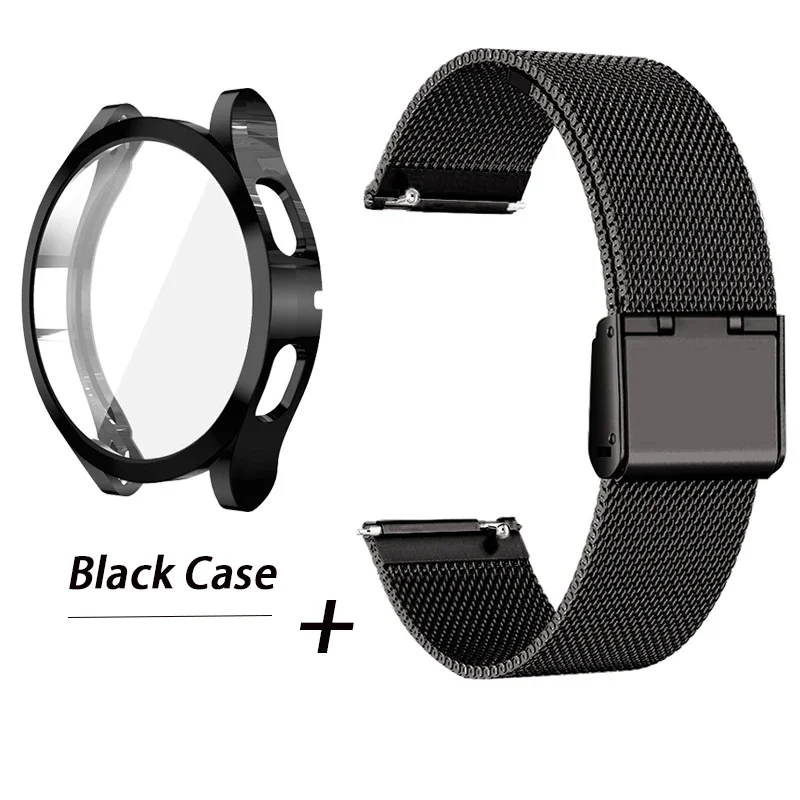 Premium Metal Bracelet Strap Case Protector for Galaxy Watch - Elegant Wristband Accessory