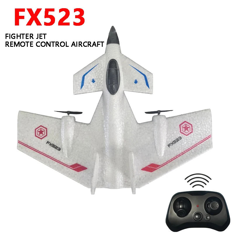 2-Channel FX523 F-35 Fighter Jet RC Aircraft 2.4G EPP Foam Material 205mm Wingspan Built-In Gyroscope Suitable For Beginners