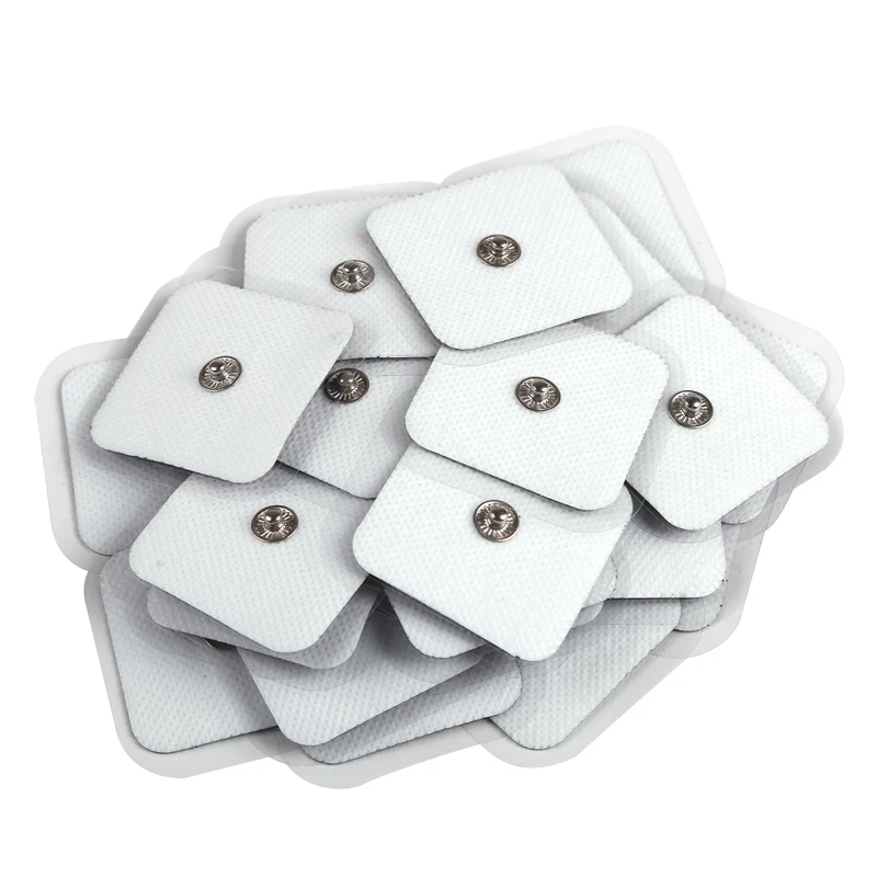 4*4cm Non-woven Self Adhesive Replacement Electrode Pad for Tens Digital Machine Massager 4*4cm Nerve Stimulator massage tool ball massager massage gel pads electrode lead wires