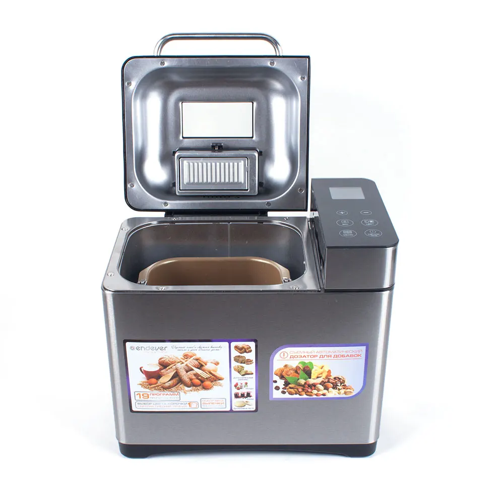 Хлебопечь Endever Skyline MB-53 (Мощность 710 Вт, вес выпечки до 900 г, 19 программ, автоподогрев, таймер)