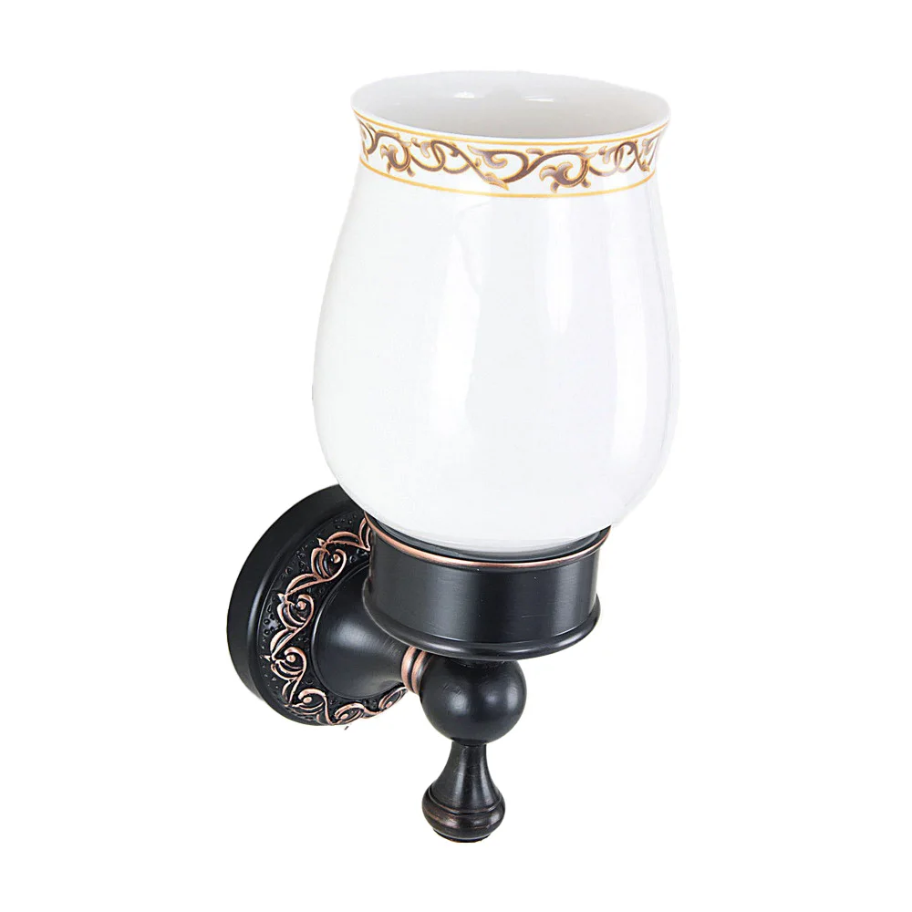 Black Oil Rubbed Brass Wall Mounted Bathroom Accessories Set Towel Bar Soap Dish Robe Hook Toilet Paper Holder azh116