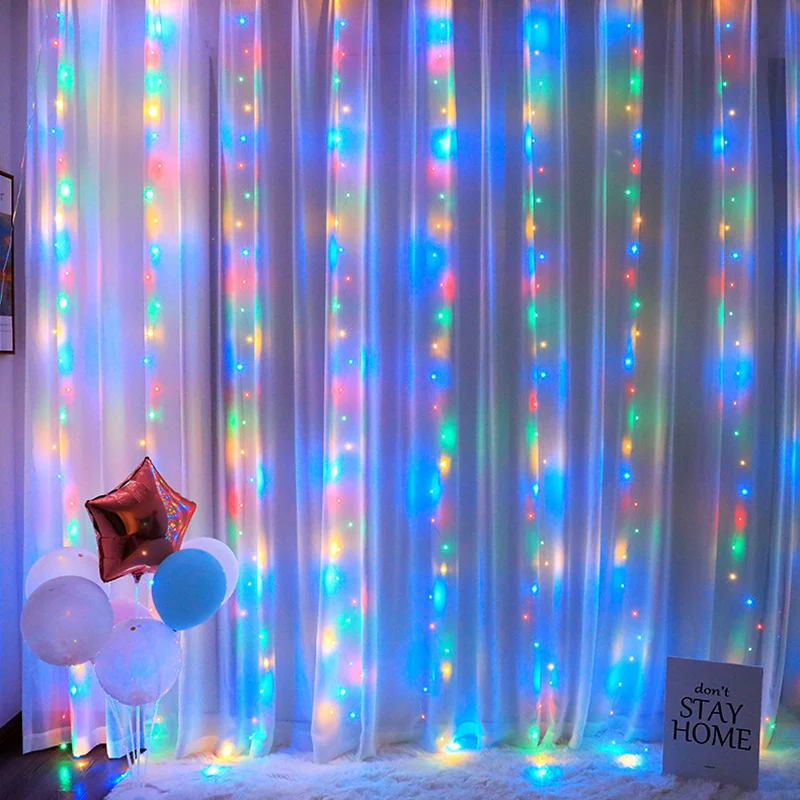 LED String Lights Fairy Garland 8 Modes Remote Control USB Wedding Curtain Lamp Holiday Christmas Decoration For Bedroom Home led string lights decorative lights string lights led fairy lights
