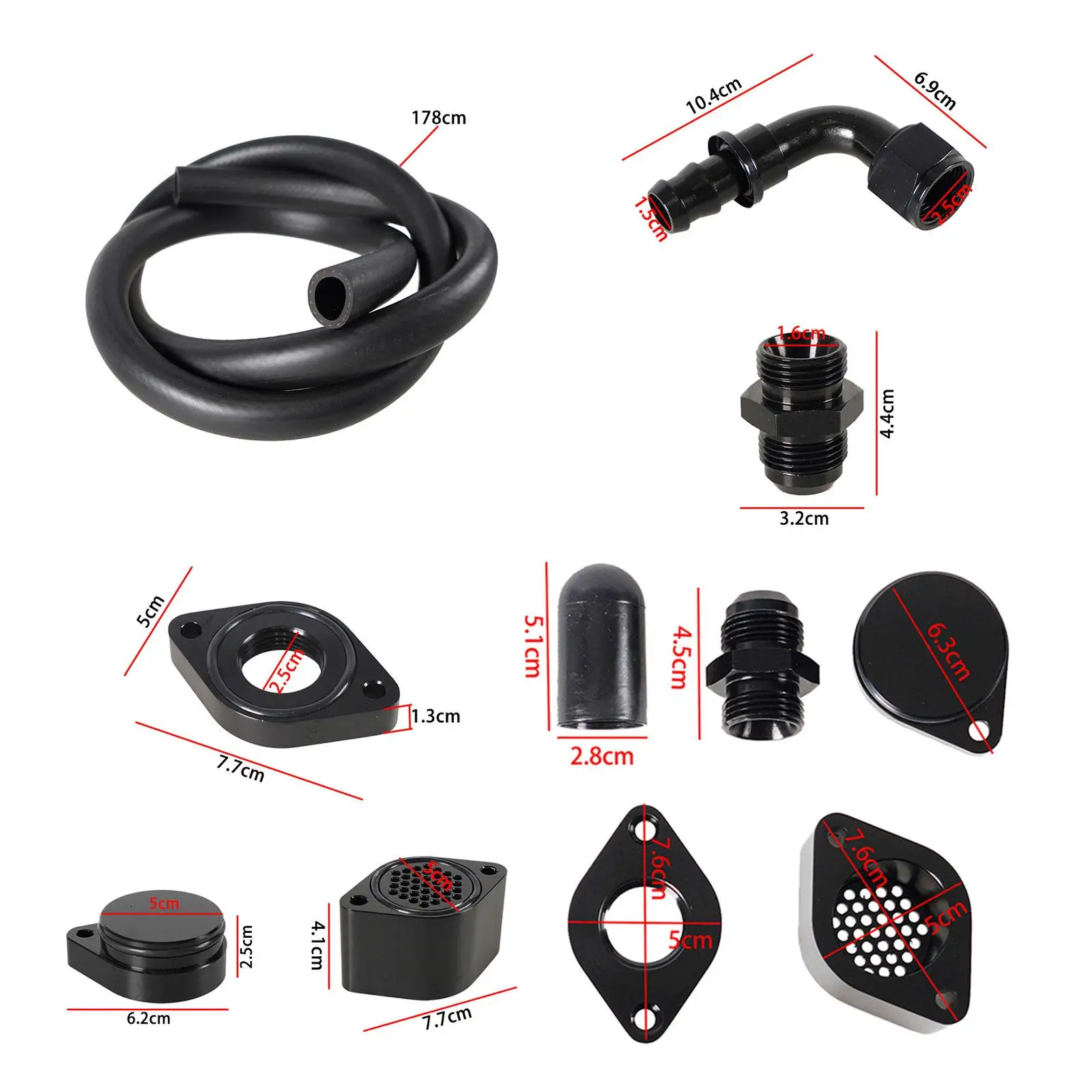 

Ccv Reroute Engine Ventilation Set for F650 Ford 11-20 6.7L Powerstroke