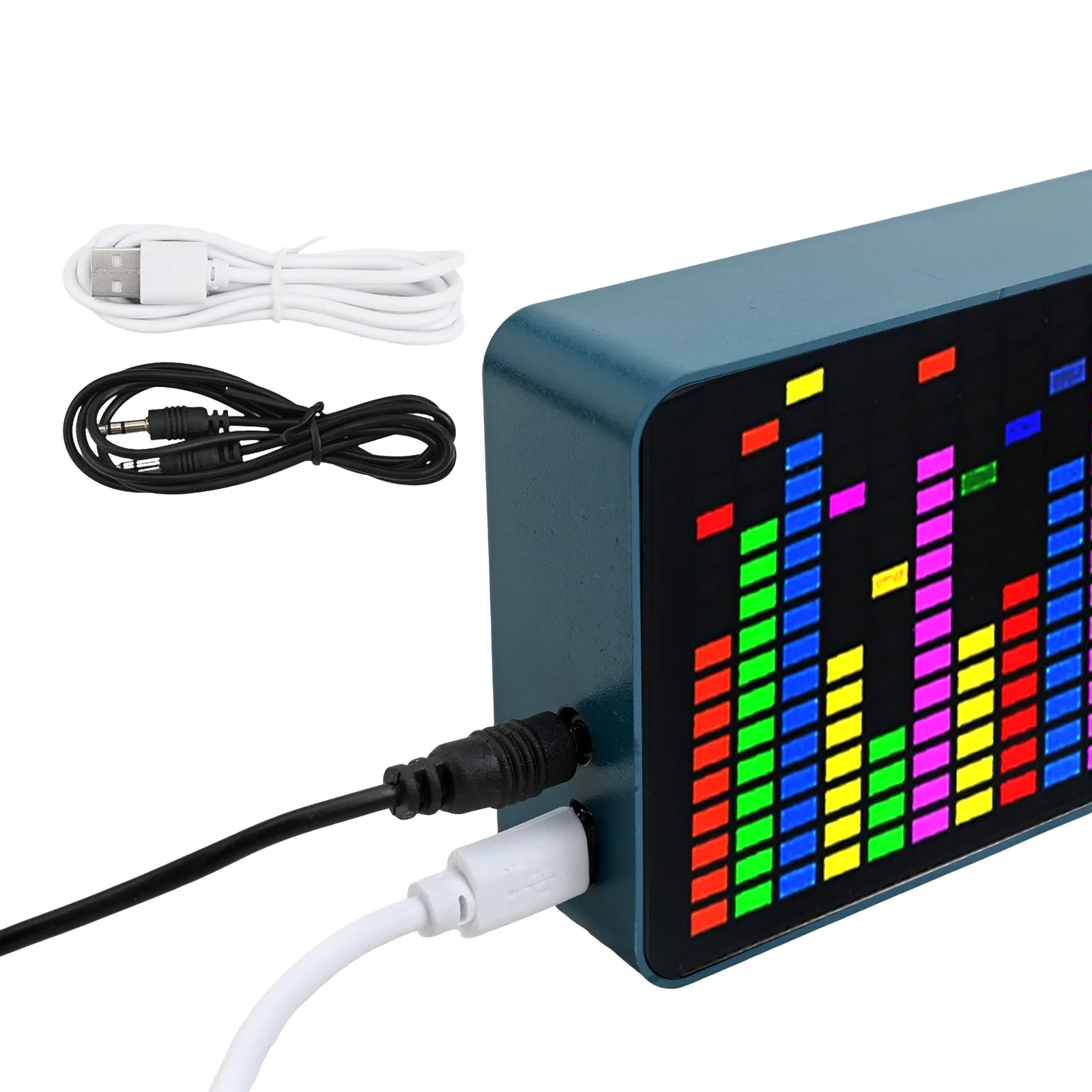 New Clock Electronic Amp Lifier Board Electronic Clock Power Music Spectrum Music Spectrum Display 3