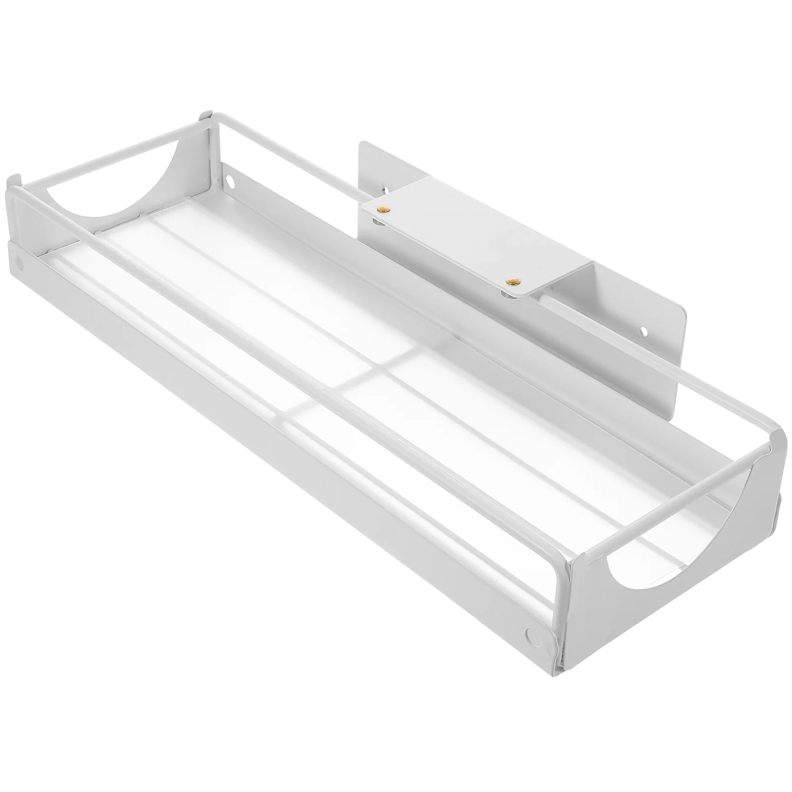 

Drawer Rack Storage Bin Pull Out Sink Shelf Food under Drawers Sliding Carbon Steel Holder Organizer