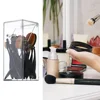 Transparent Acrylic Makeup Brush Holder Makeup Organizer Cosmetic Holder Pencil Lipstick Desk Container Table Makeup Storage Box 2