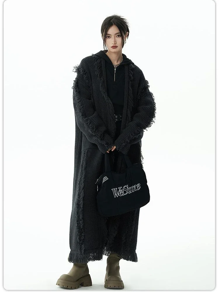 Рисунок 3 - Женский длинный кардиган с бахромой Deeptown