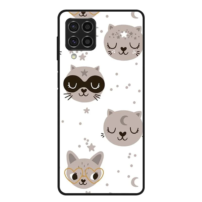 Black Shockproof Case Cover for Samsung Galaxy - Durable Protective Back Shell