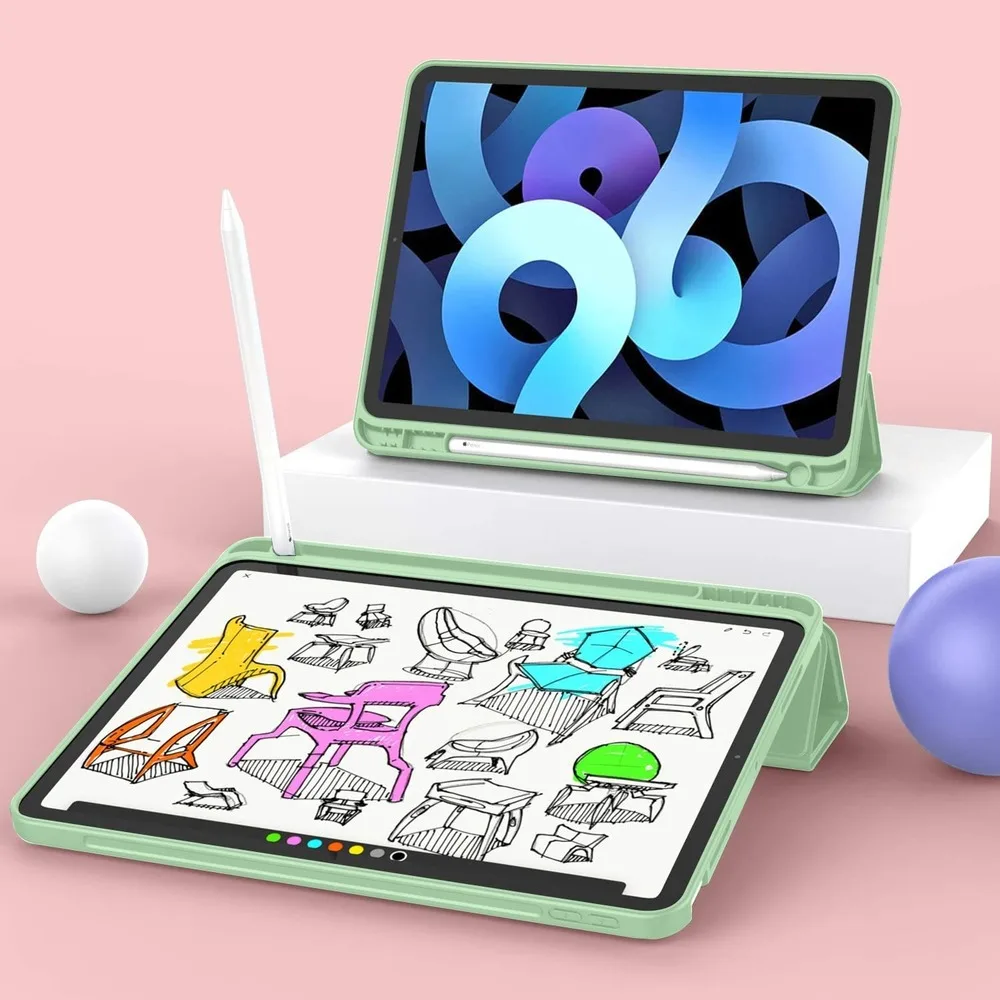 Per Ipad Air 5 10.9 2022 Custodia Con Custodia Portamatite Per Ipad Air 2020 10.9 10.2 10.5 11 "A2324 A2072 A2316 A2325 Custodia Magnetica