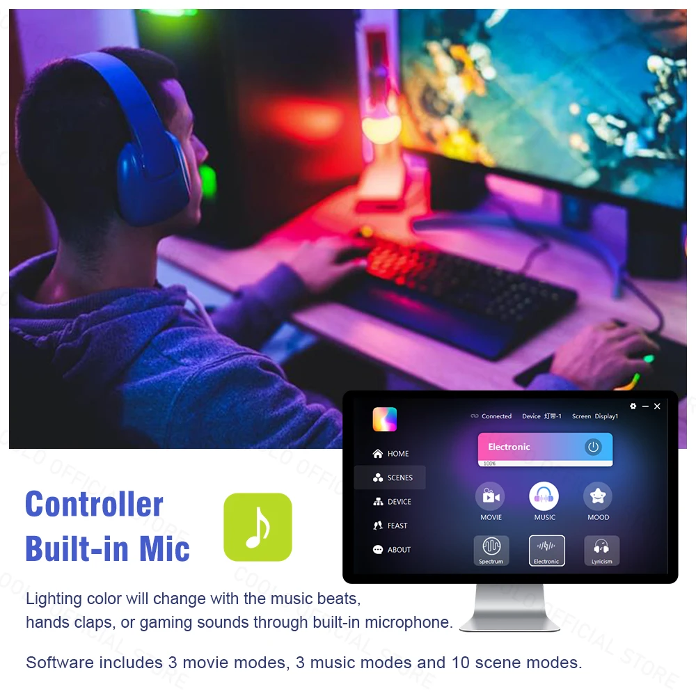  E- ǻ Ϳ ںƮ PC Ʈ,  ̹ ũž ȭ RGB LED Ʈ Ʈ ũ  