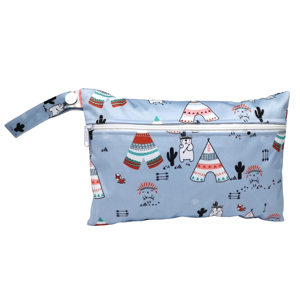 35 pattern NEW Size: 15*22.5CM Wetbags Washable Reusable Cloth diaper Nappies Bags Waterproof Swim Sport Travel Carry bag - Image 6