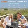 LiFePO Portable Power Station Solar Generator with UPS Function Fast Charge Home Battery Backup for CPAP Outdoor RV Van 4