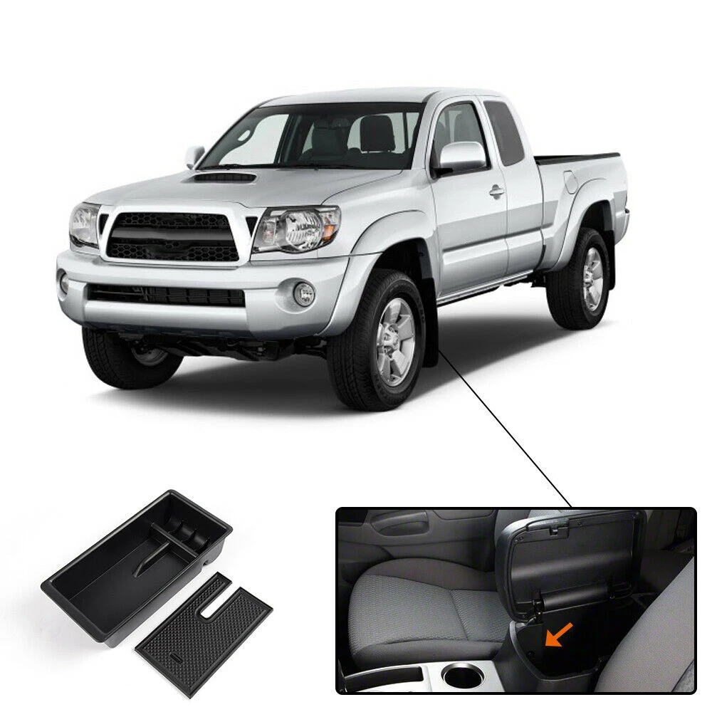M46K-For Toyota Tacoma 2005 - 2015 센터 콘솔 정리함 팔걸이 트레이 보관함