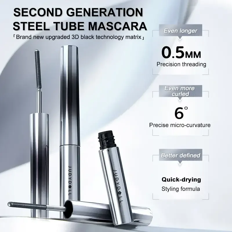 Judydoll Lashes Mascara Waterproof Silk Fiber Mascara Black Long Curling Eyelash Extensions Sexy Eyes Makeup Cosmetics 5