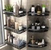 Bathroom Storage Rack No Drill Shelves Wall Mount Corner Shelf Shower Holder For WC Shampoo Organizer Bathroom Accessories 6