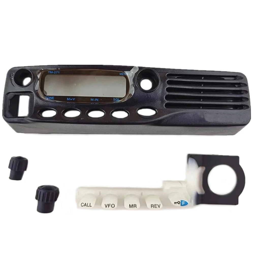 

Передняя крышка корпуса телефона с цифровой клавиатурой и резиновой кнопкой для Kenwood чехол TM-271 TM- 281