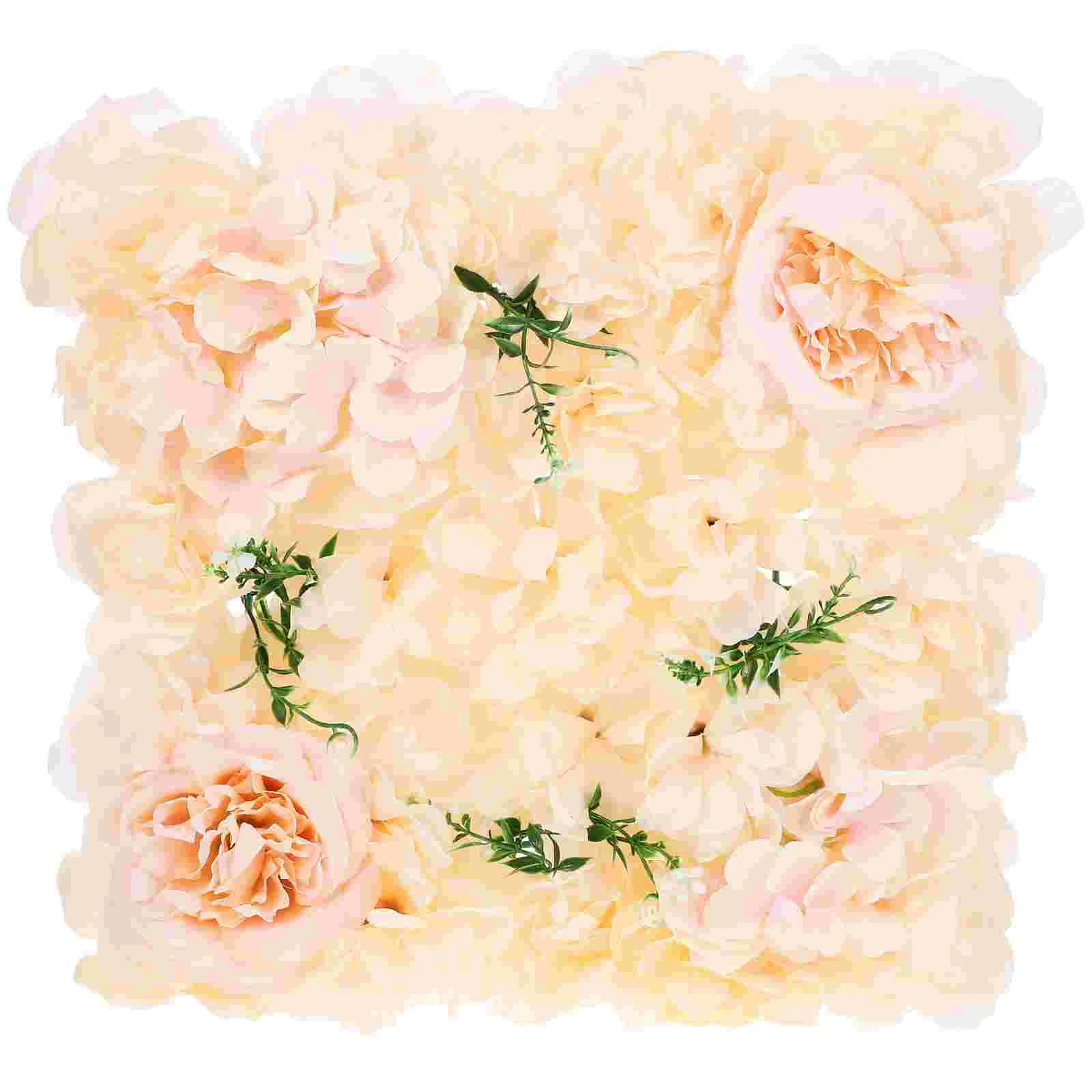 

Wedding Wall Flower Panel Decor Flowers Decoration Fake Artificial Board Floral